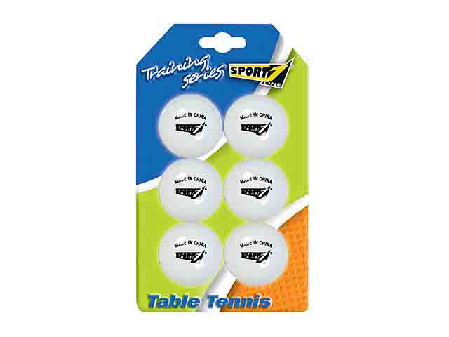Palline ping pong 6 pezzi 40mm 708800066