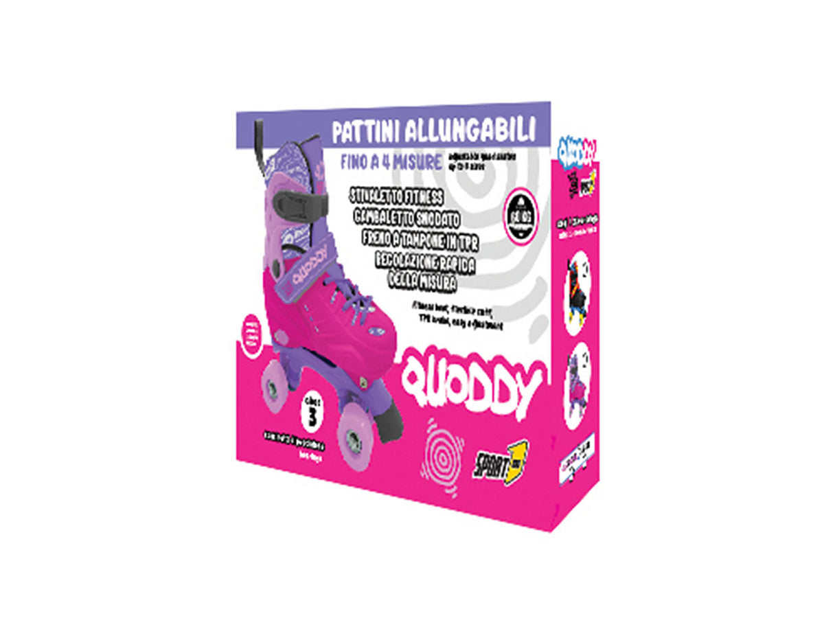 Pattini Linea Quoddy taglia 35/38 Rosa