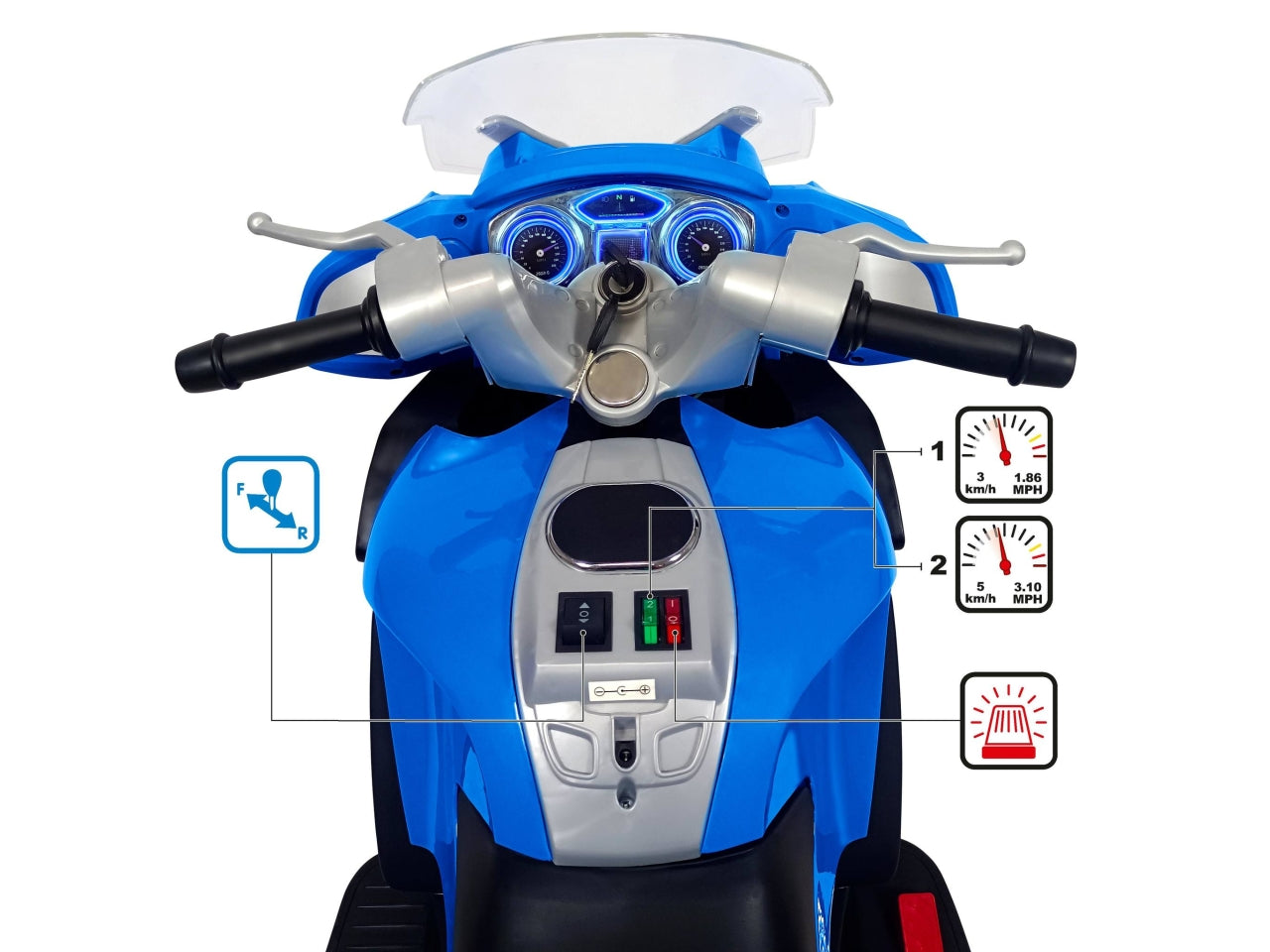 Polizia di stato moto 12v