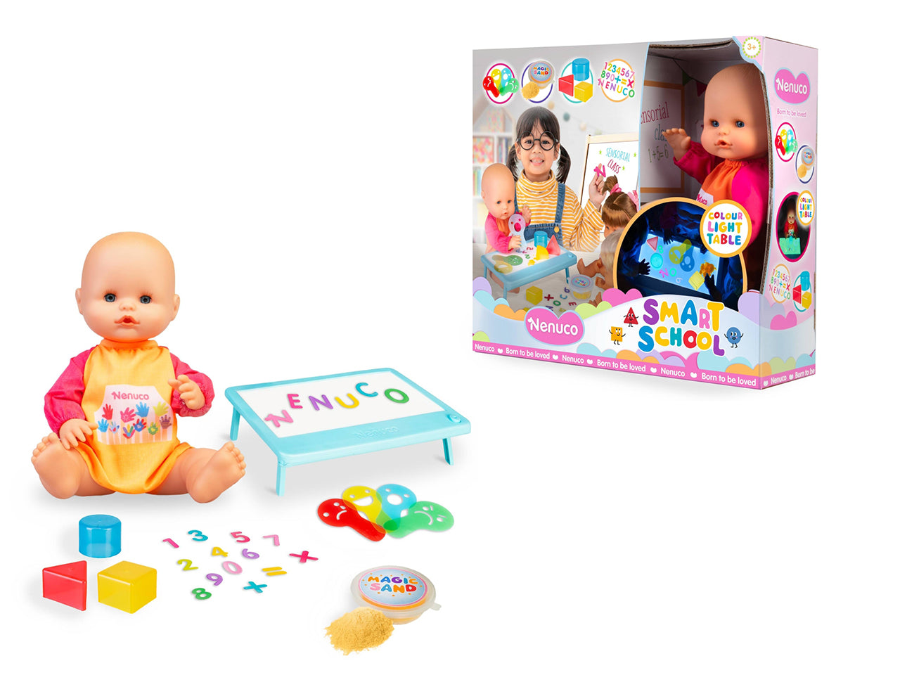 Nenuco Smart School - Set Bambola con Accessori, Multicolor, Età 3+, Famosa