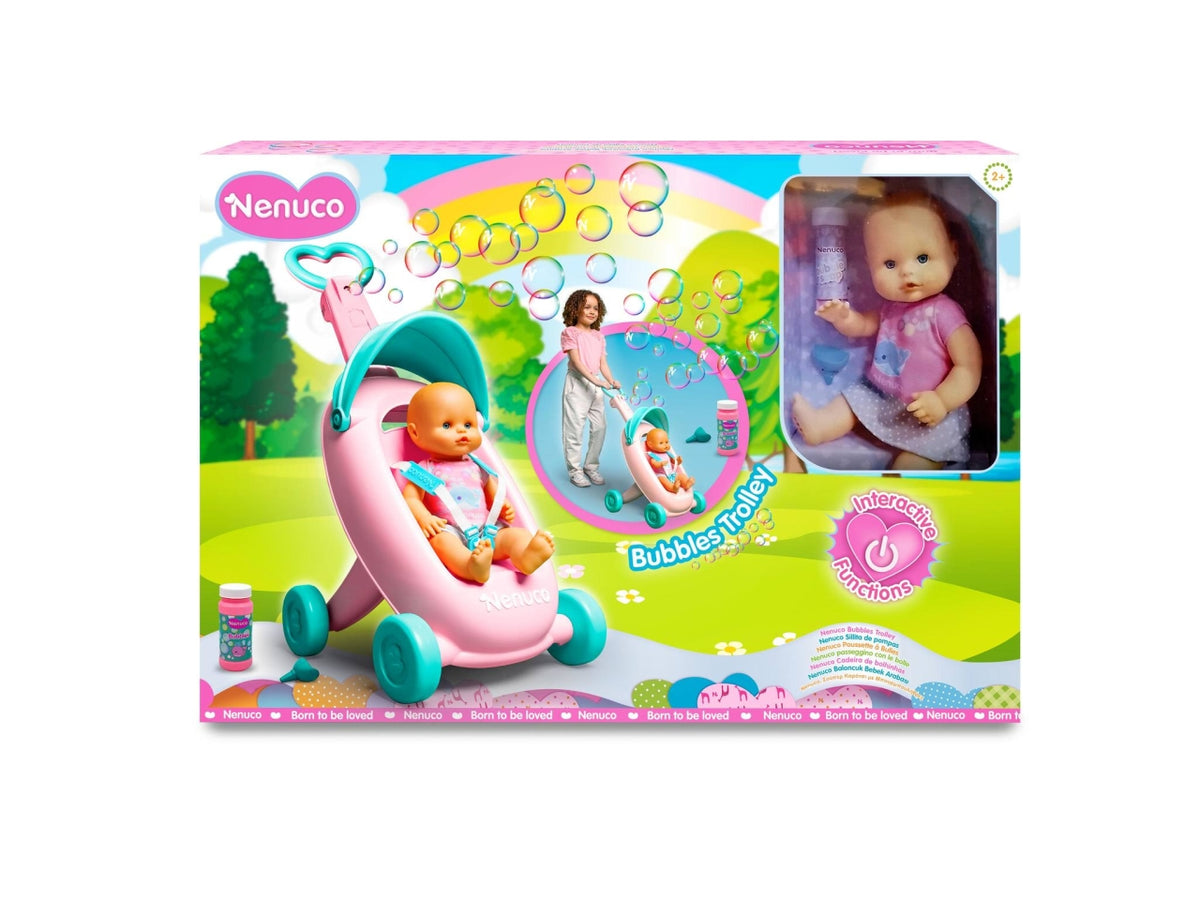 Nenuco Bubbles Trolley - Set con Accessori, Multicolor, Età 2+, Famosa $