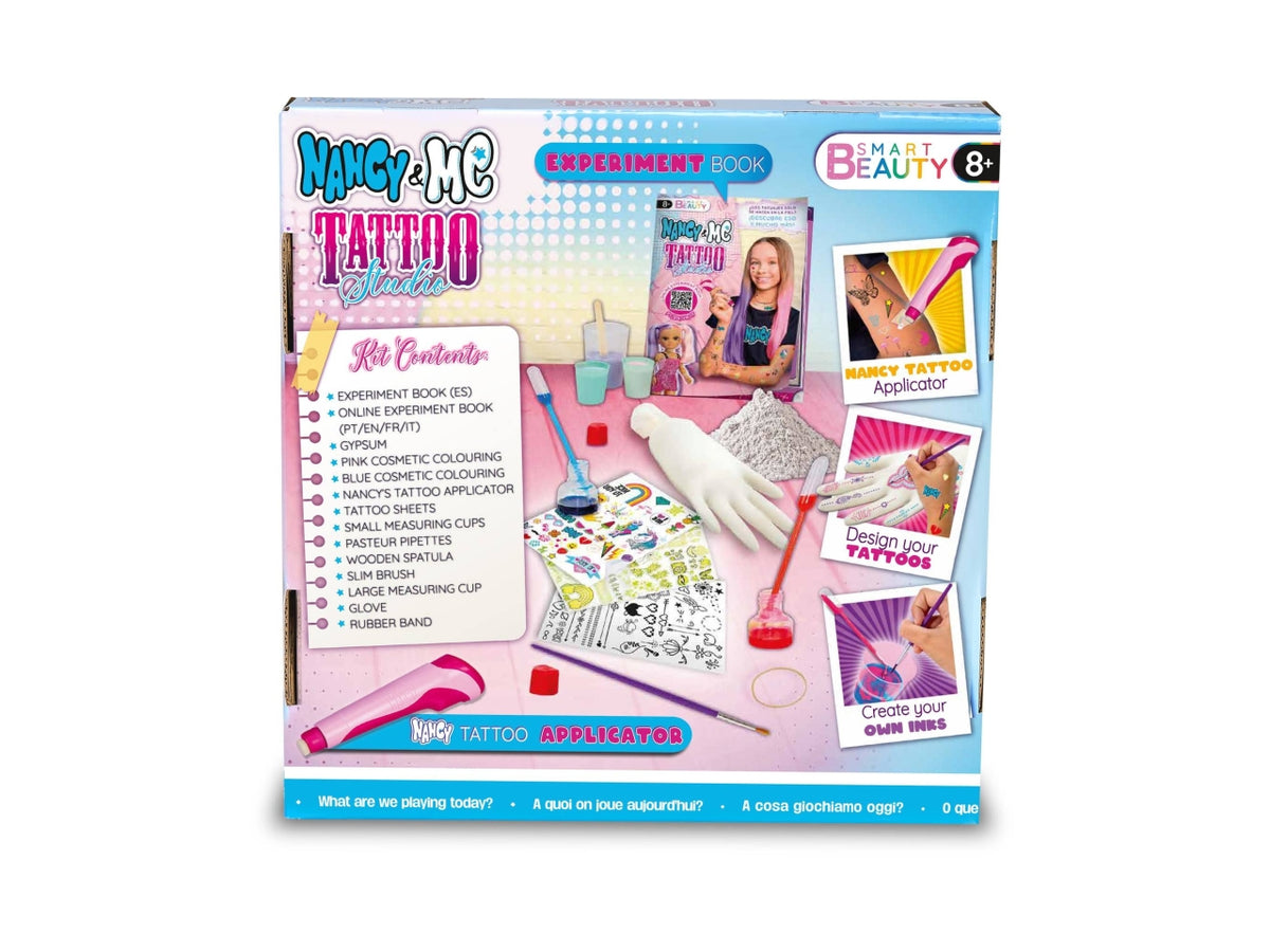 Set Creativo di Tatuaggi Nancy&Me Tattoo Studio età 8+ | Famosa $
