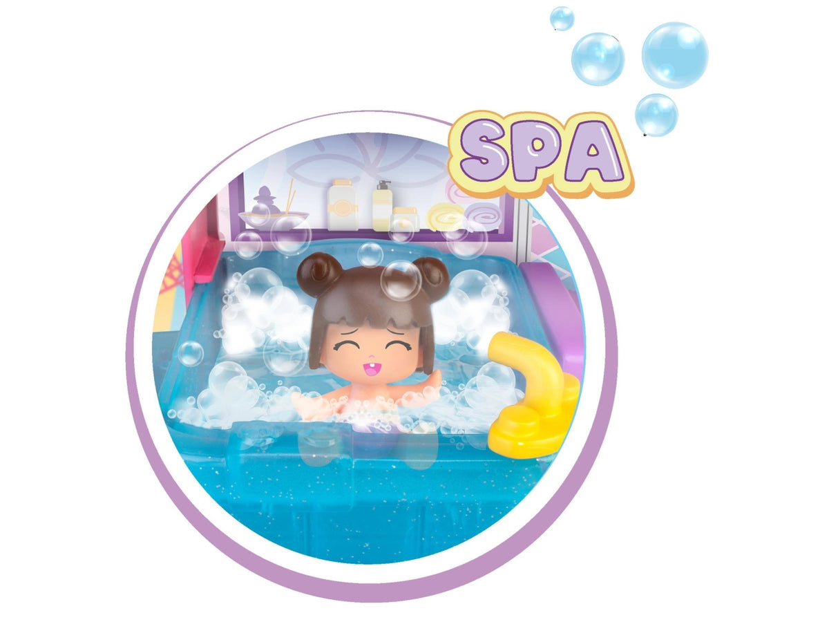 Pinypon 5 Star Hotel - Set con Accessori e 2 Personaggi, Multicolor, Età 4+, Famosa $