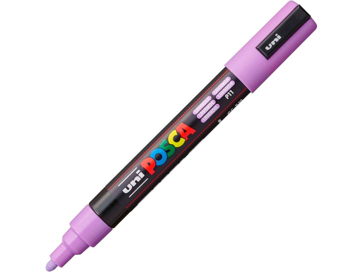 Marcatore uni posca medio color lavanda