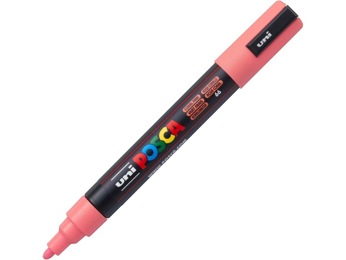 Marcatore uni posca medio color corallo