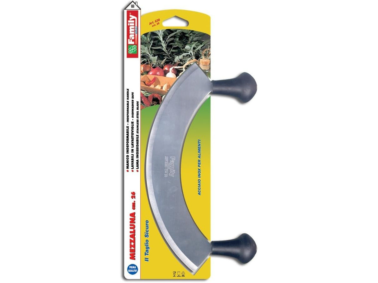 Mezzaluna m.co plastica cm.26 0638 26