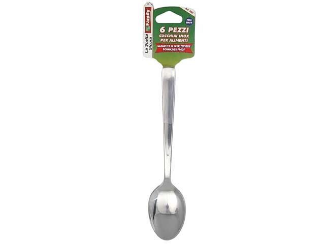 Cucchiai 6 pezzi inox 990