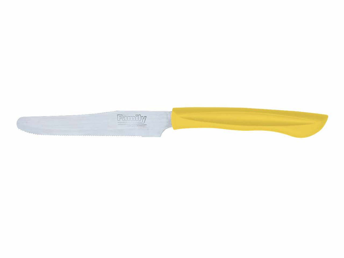 Coltelli tavola 6 pezzi giallo 0211g.11