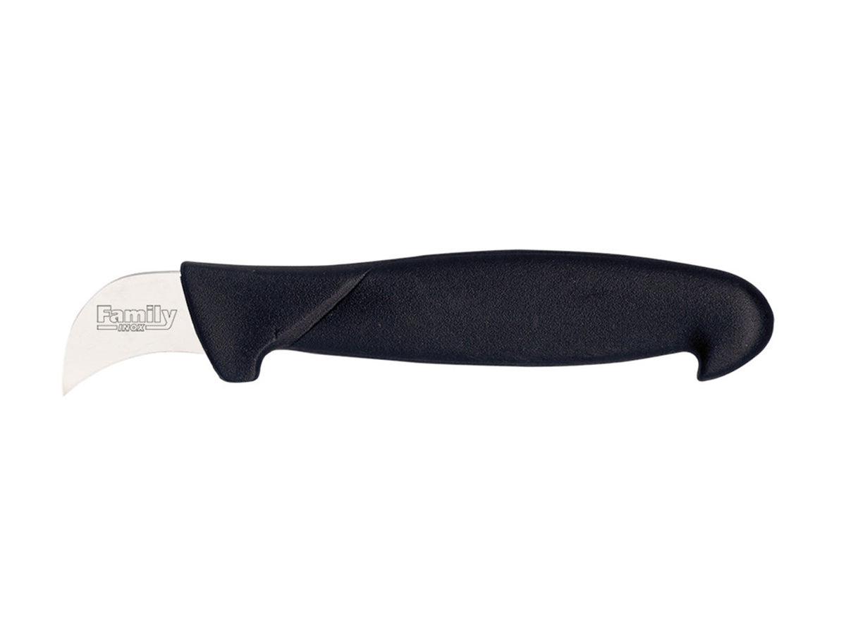 Coltello per castagne, lama inox, manico in polipropilene
