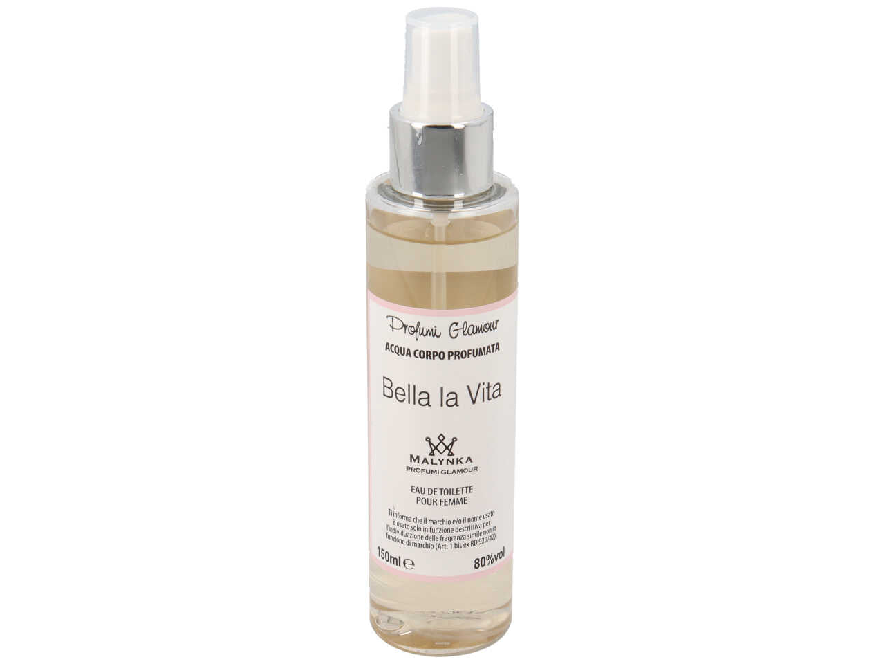 Acqua profumata 150ml donna bella la vita $