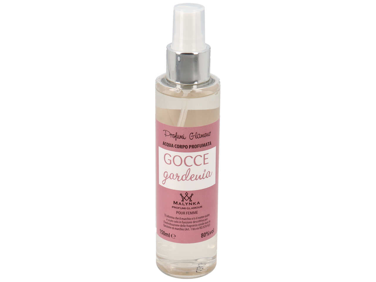 Acqua profumata 150ml donna gocce gardenia $
