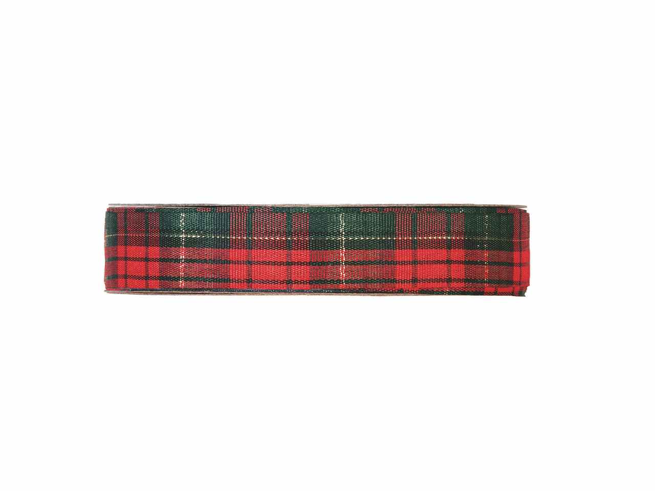 Nastro scozzese 2,5cmx45mt rosso/verde