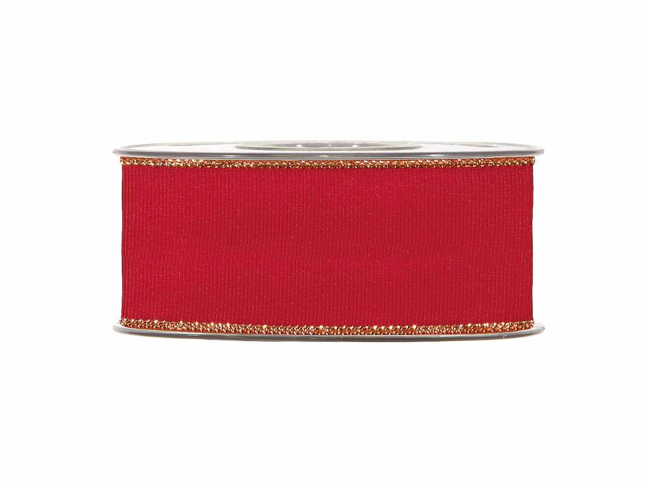 Nastro gros grain 4cmx20mt rosso