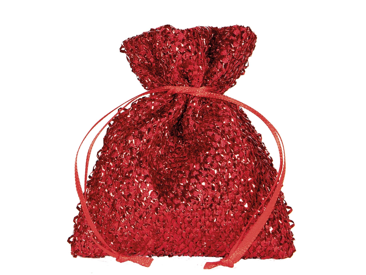 Bustina porta confetti new year`s eve misura 10xh14cm colore rosso