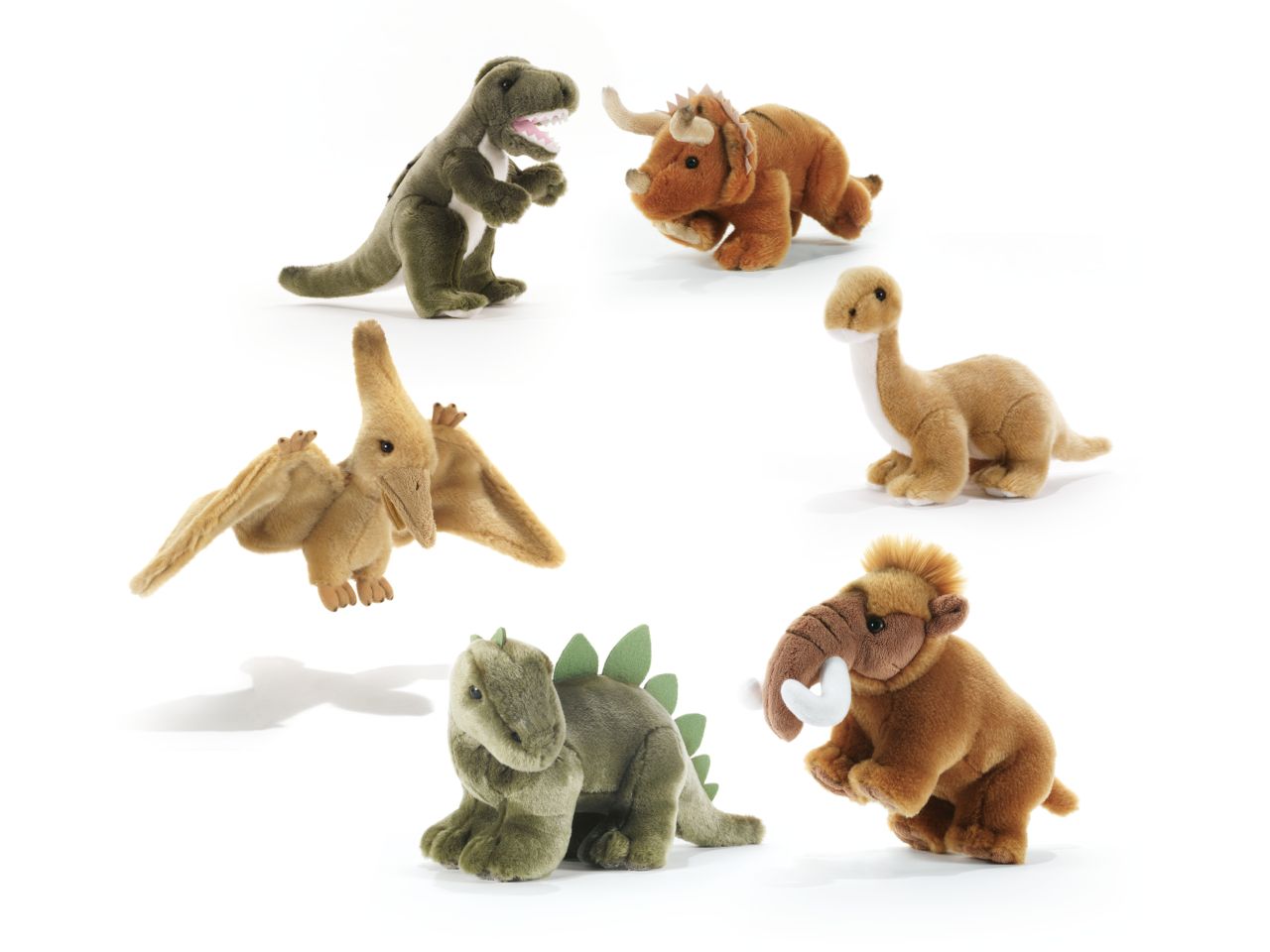 Peluche dynos dinosauri misura l.23cm in 6 soggetti assortiti