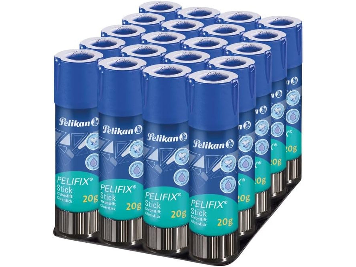 Colla stick 20 pezzi 20 gr Pelikan