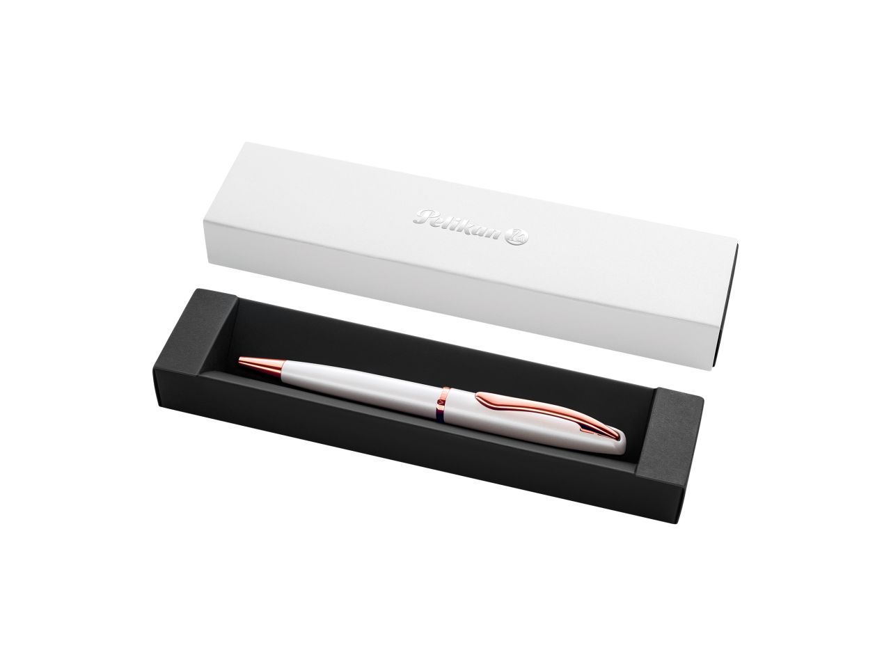 Penna a sfera jazz elegance colore pearl in astuccio regalo