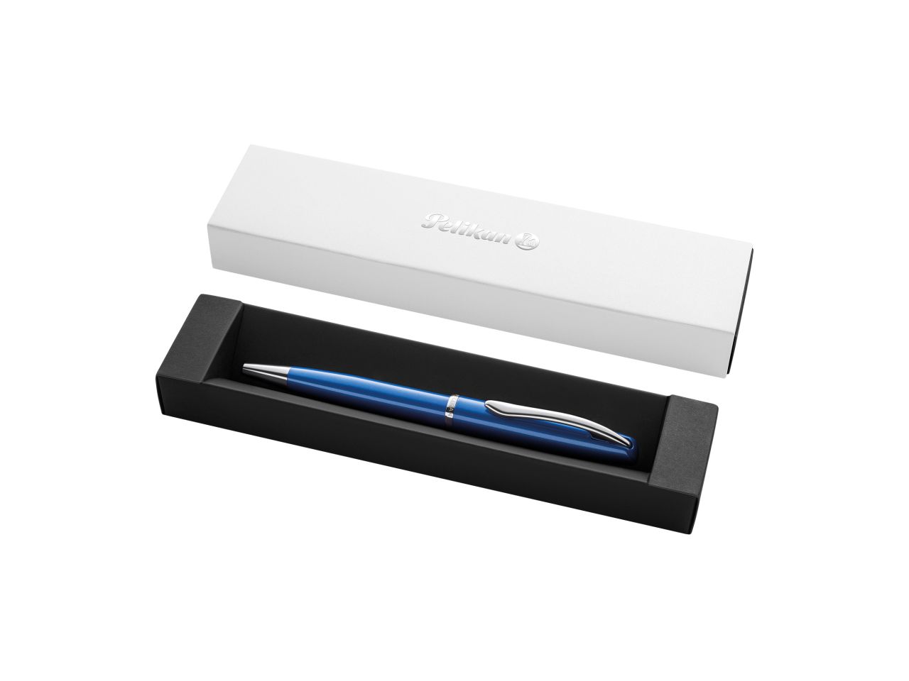 Penna a sfera jazz elegance colore saphire in astuccio regalo