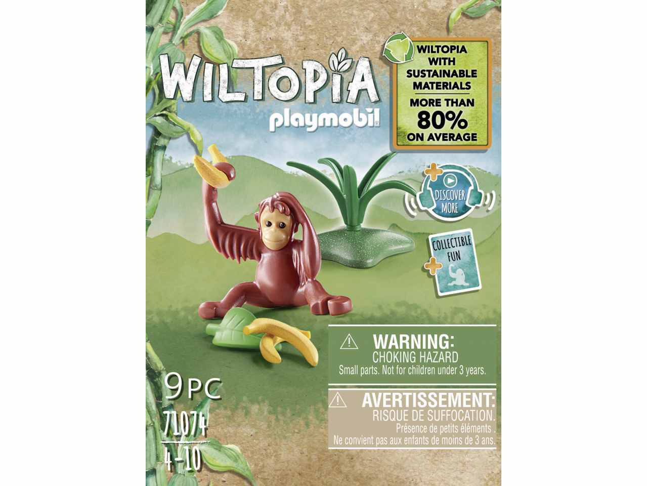 PLAYMOBIL wiltopia piccolo orangotango