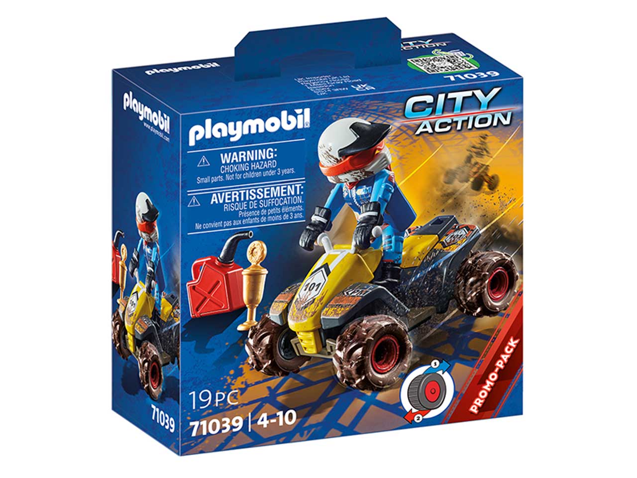 Playmobil city action quad fuoristrada