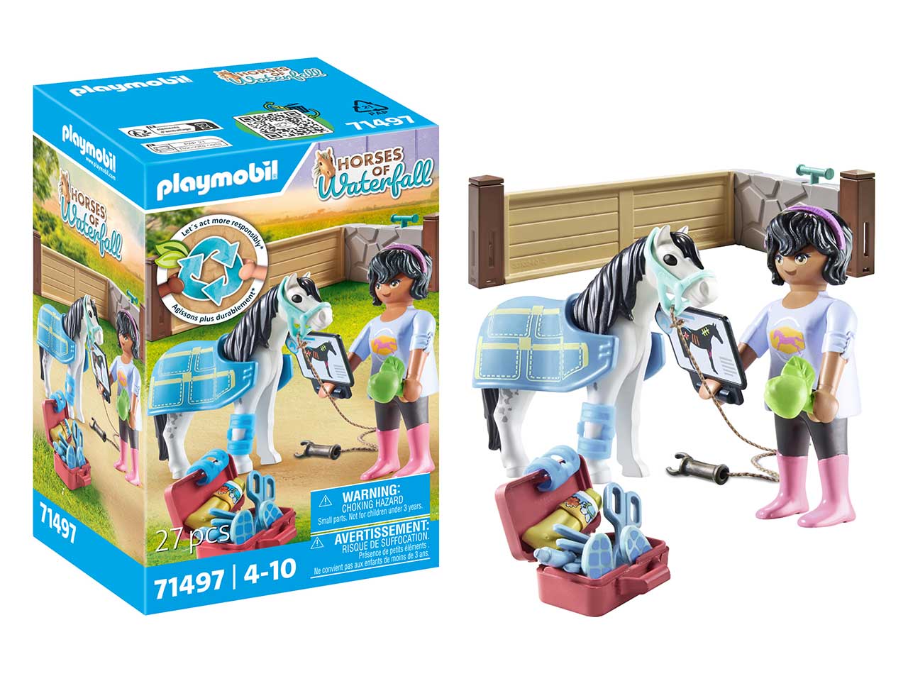 Playmobil veterinaria dei cavalli