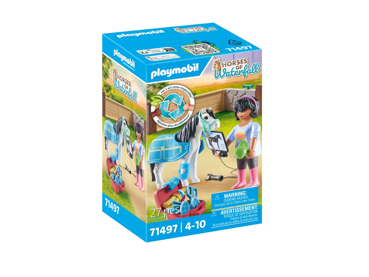 Playmobil veterinaria dei cavalli