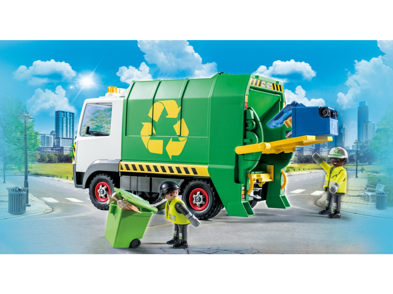 Playmobil recycling truck