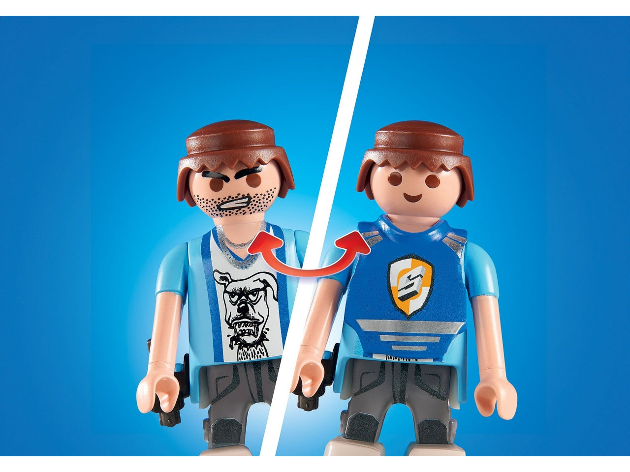 Playmobil Furgone Portavalori, edizione esclusiva per il 50° anniversario, con accessori e personaggi trasformabili, giocattolo per bambini dai 4 anni in su | Playmobil