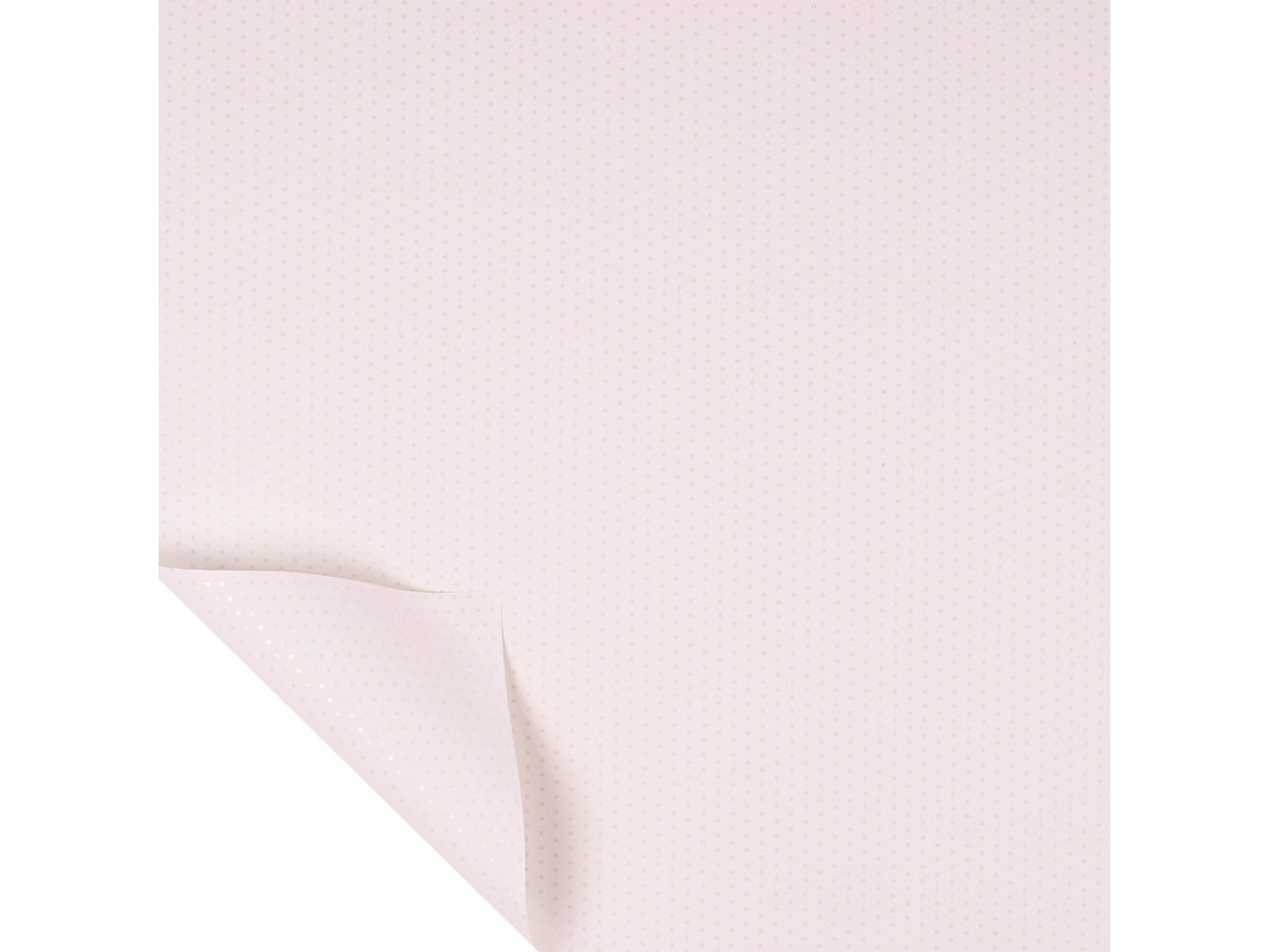 Bobina carta regalo in Polipropilene bianca a pois 1,00x25 mt - Piennepi, Made in Italy