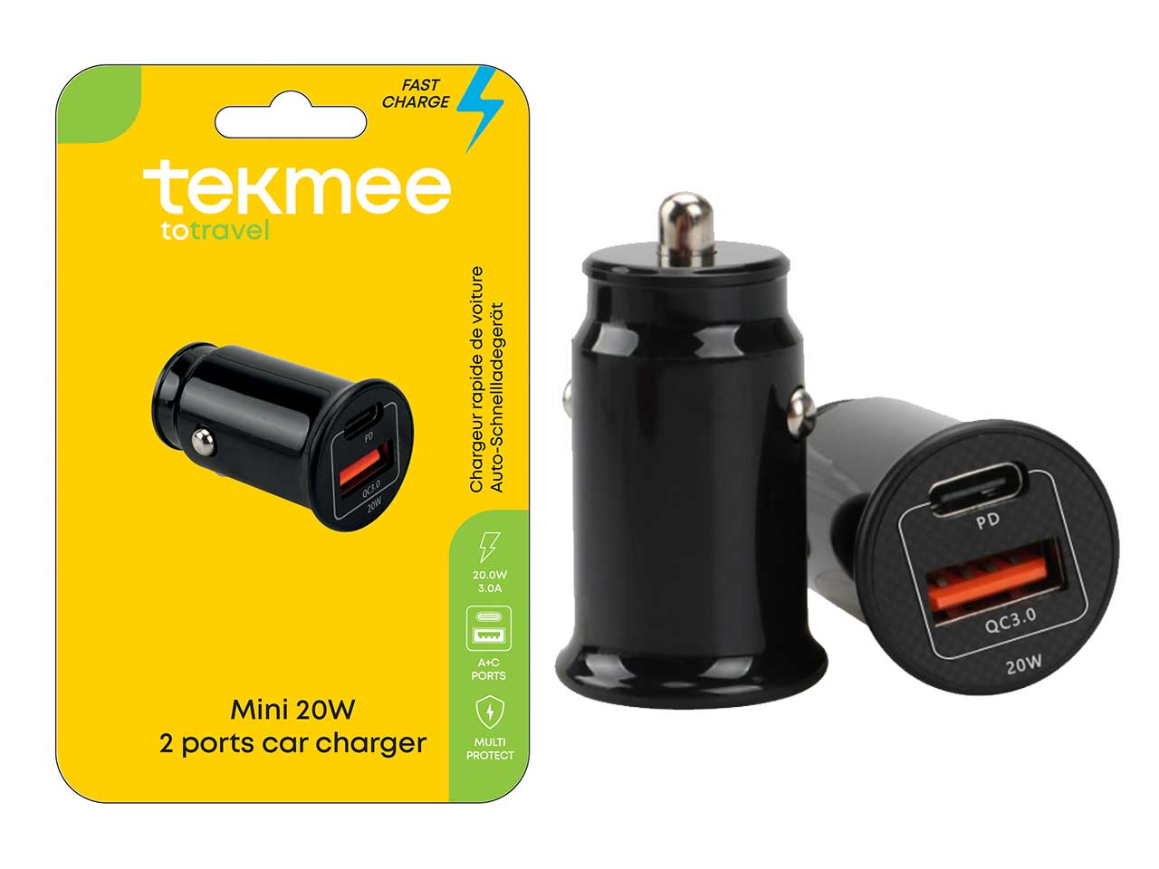 Caricatore per callulare da auto tekmee 20w