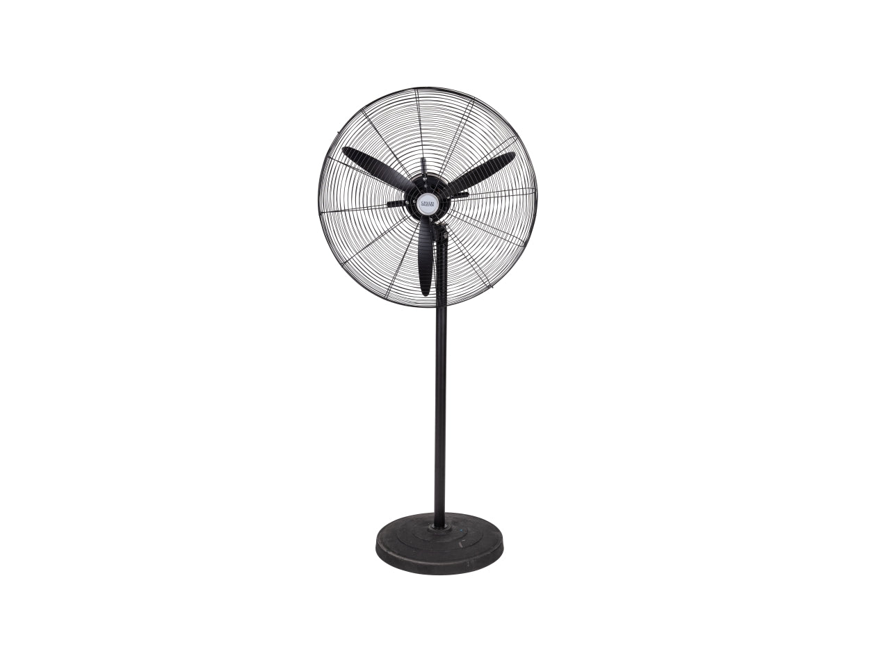 Ventilatore a piantana 130w 66x145cm con base tonda