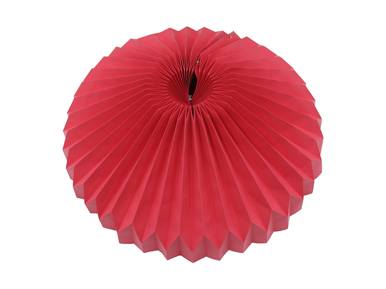 Collare porta albero di carta d.90xh.15cm - rosso