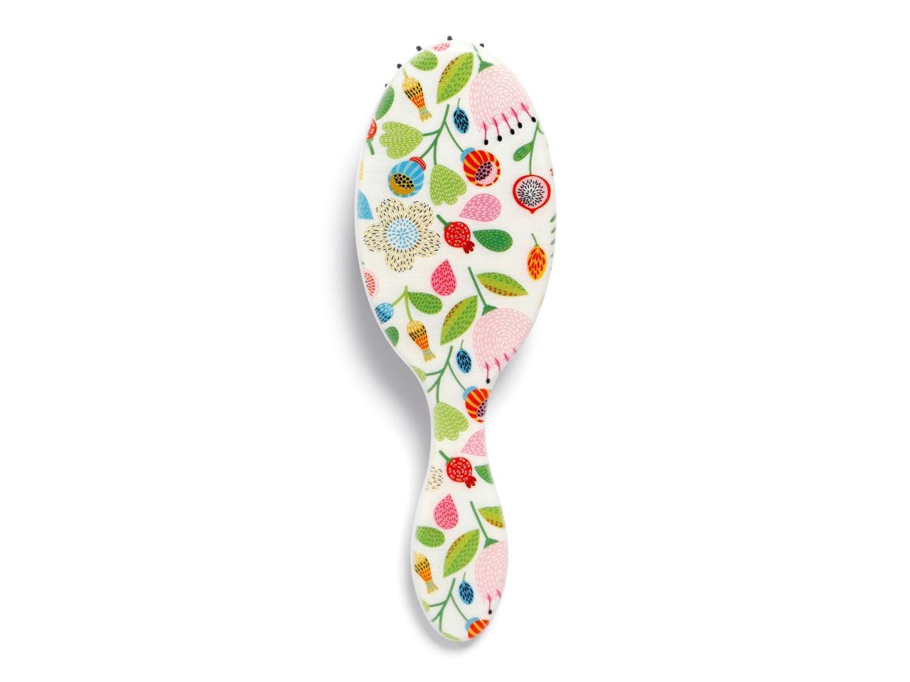 Spazzola per capelli con manico h.17cm con decoro sogno floreale