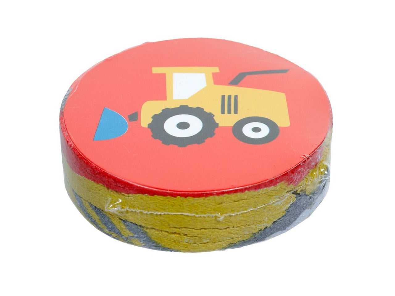 Asciugamano da viaggio compresso trattore, poliestere e cotone 30x30 cm - Puckator