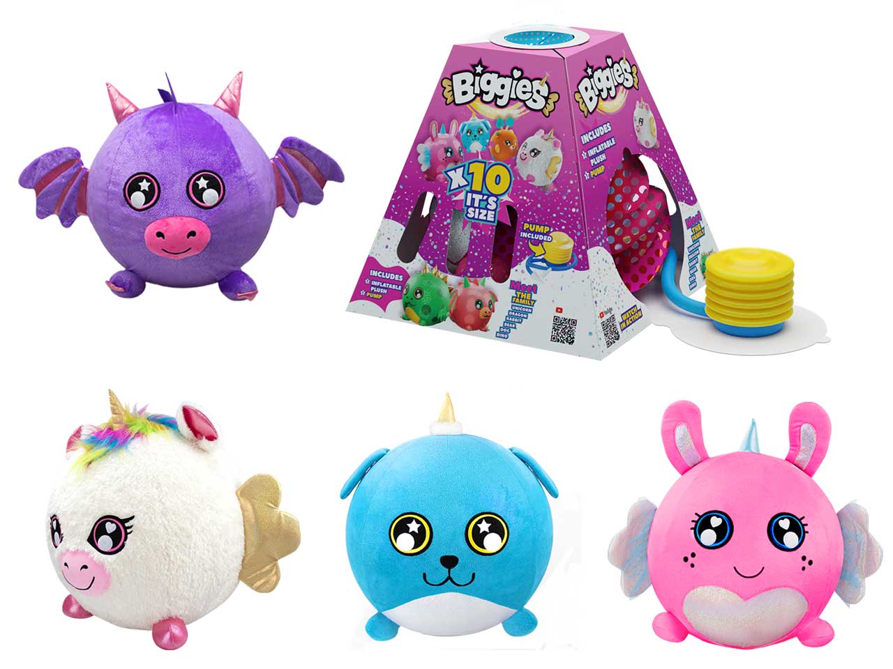Biggies il peluche gigante nascosto in una scatola - disponibile in 4 assortimenti
