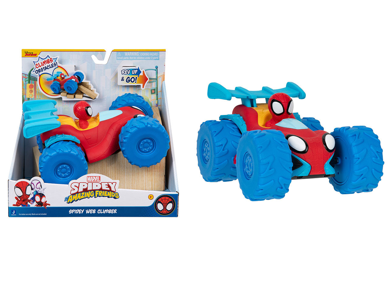 Veicolo buggy 4x4 con personaggio Spidey Marvel | Rei Toys