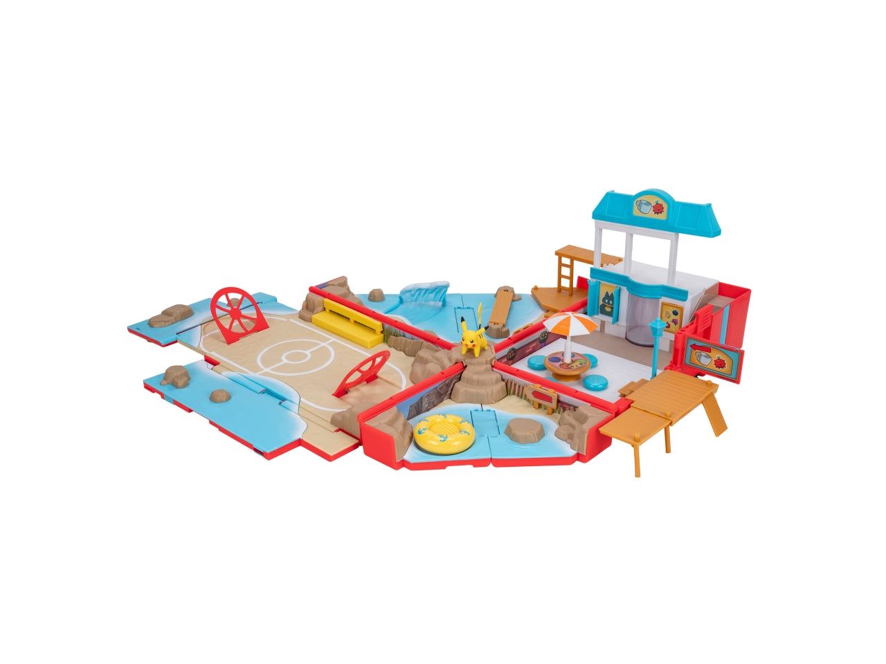 Pokémon playset arena battle beach con personaggio esclusivo | Rei Toys