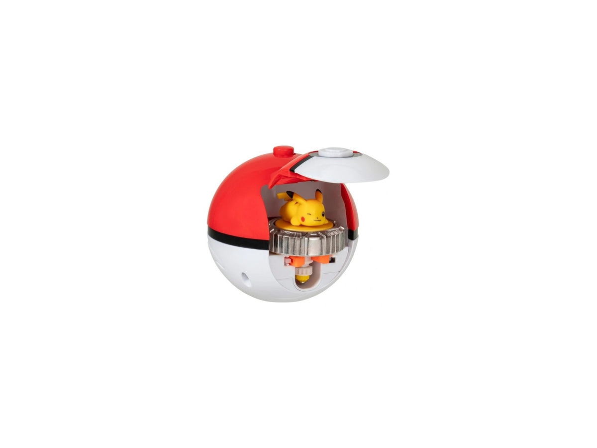 Arena di combattimento Pokémon con trottola e 2 personaggi | Rei Toys