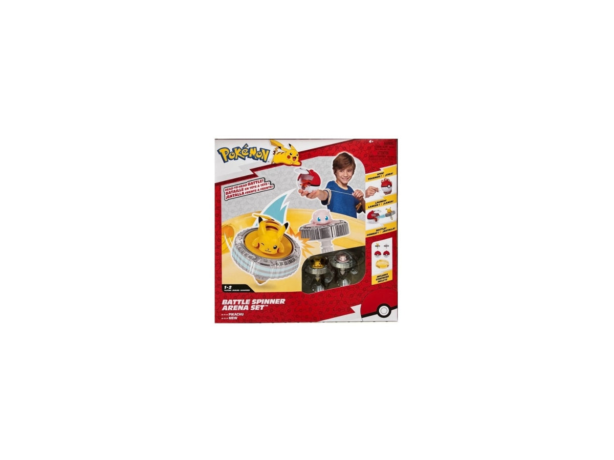 Arena di combattimento Pokémon con trottola e 2 personaggi | Rei Toys