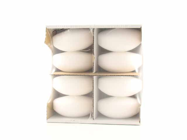 Candela galleggiante 8cm bianco 02 in confezione da 8 pezzi