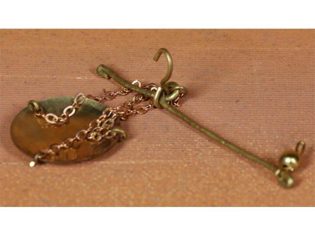 Accessorio per presepe, bilancia in ferro diam.2,5cm 86253