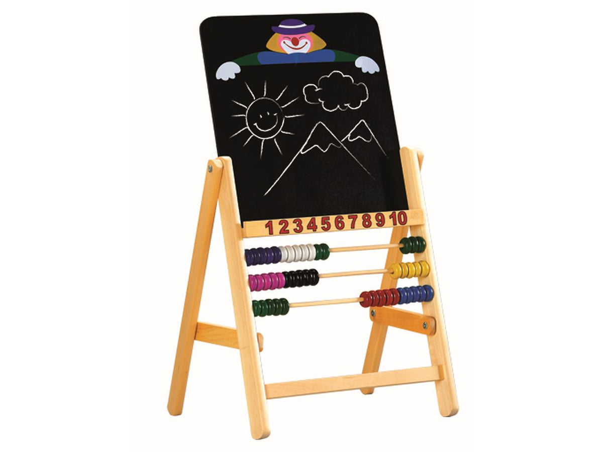 Lavagna legno con pallottoliere 69x38cm
