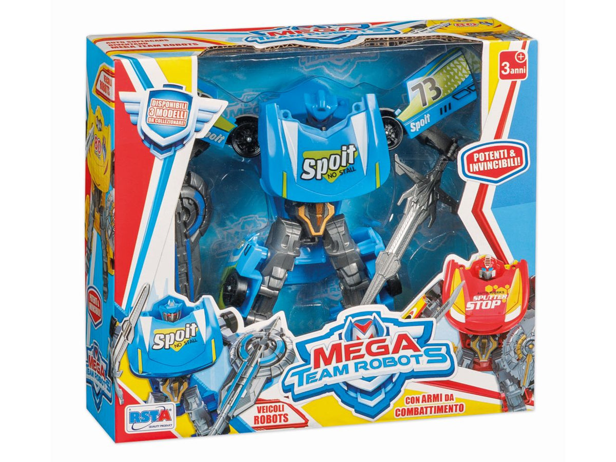 Mega team robot 3 assortimenti