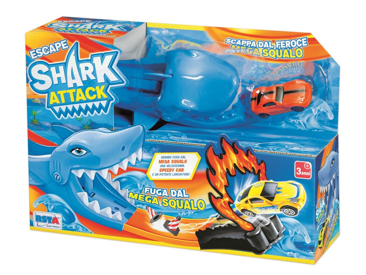 Shark attack lancia auto