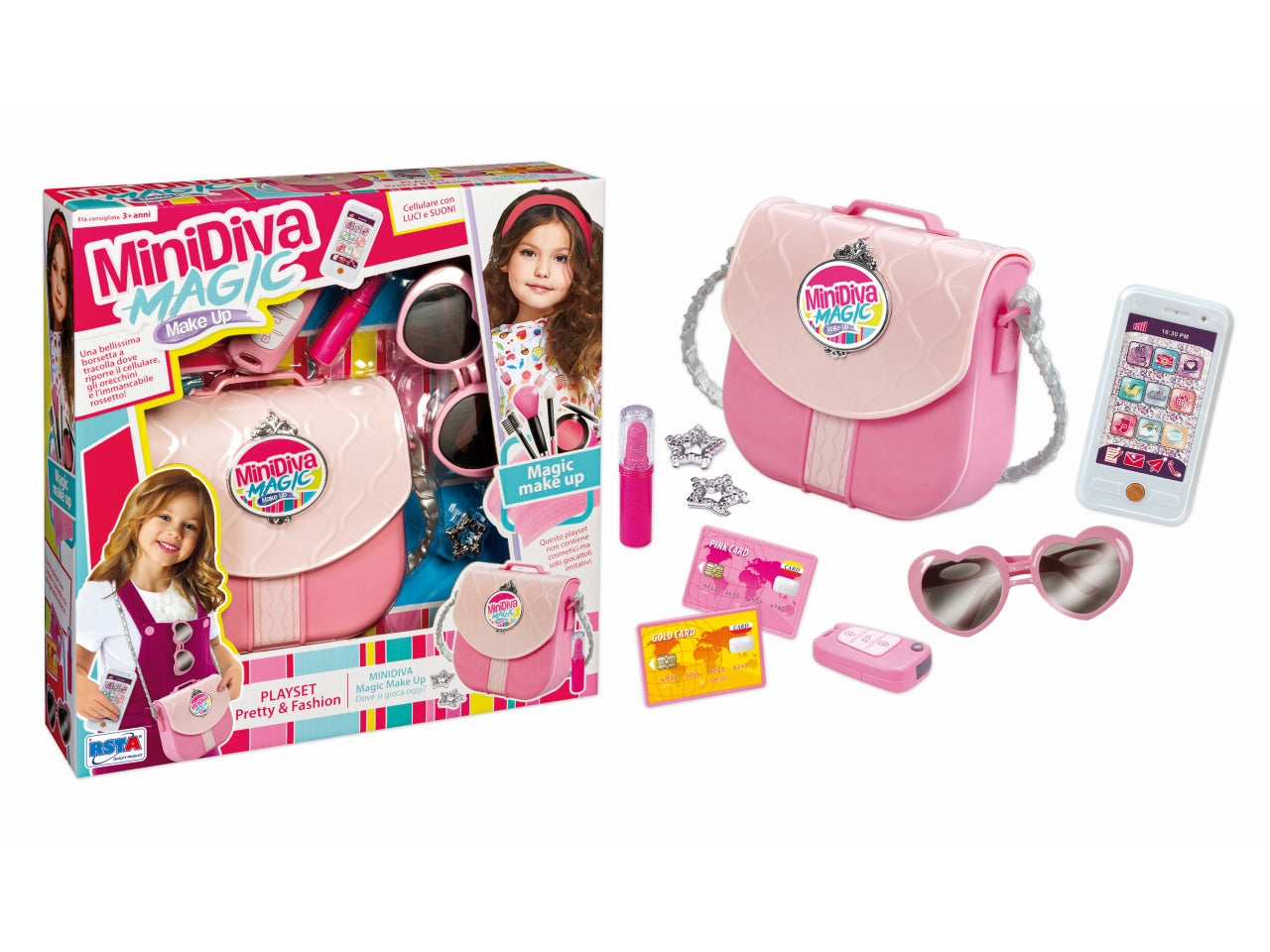 Set minidiva borsetta con accessori