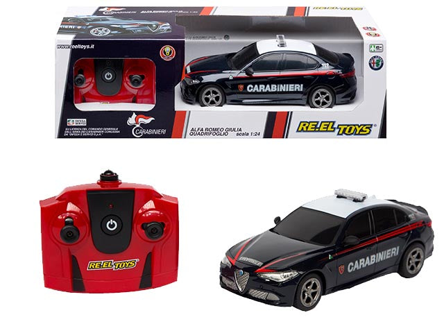 Auto Giulia carabinieri scala 1:24 radiocomando 2.4 ghz
