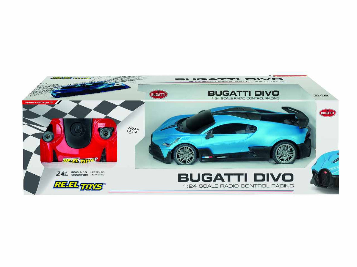 Auto radio comando 1:24 bugatti divo 2.4 ghz