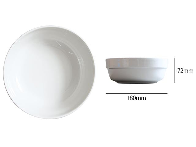 Insalatiera Roma 18cm bianca