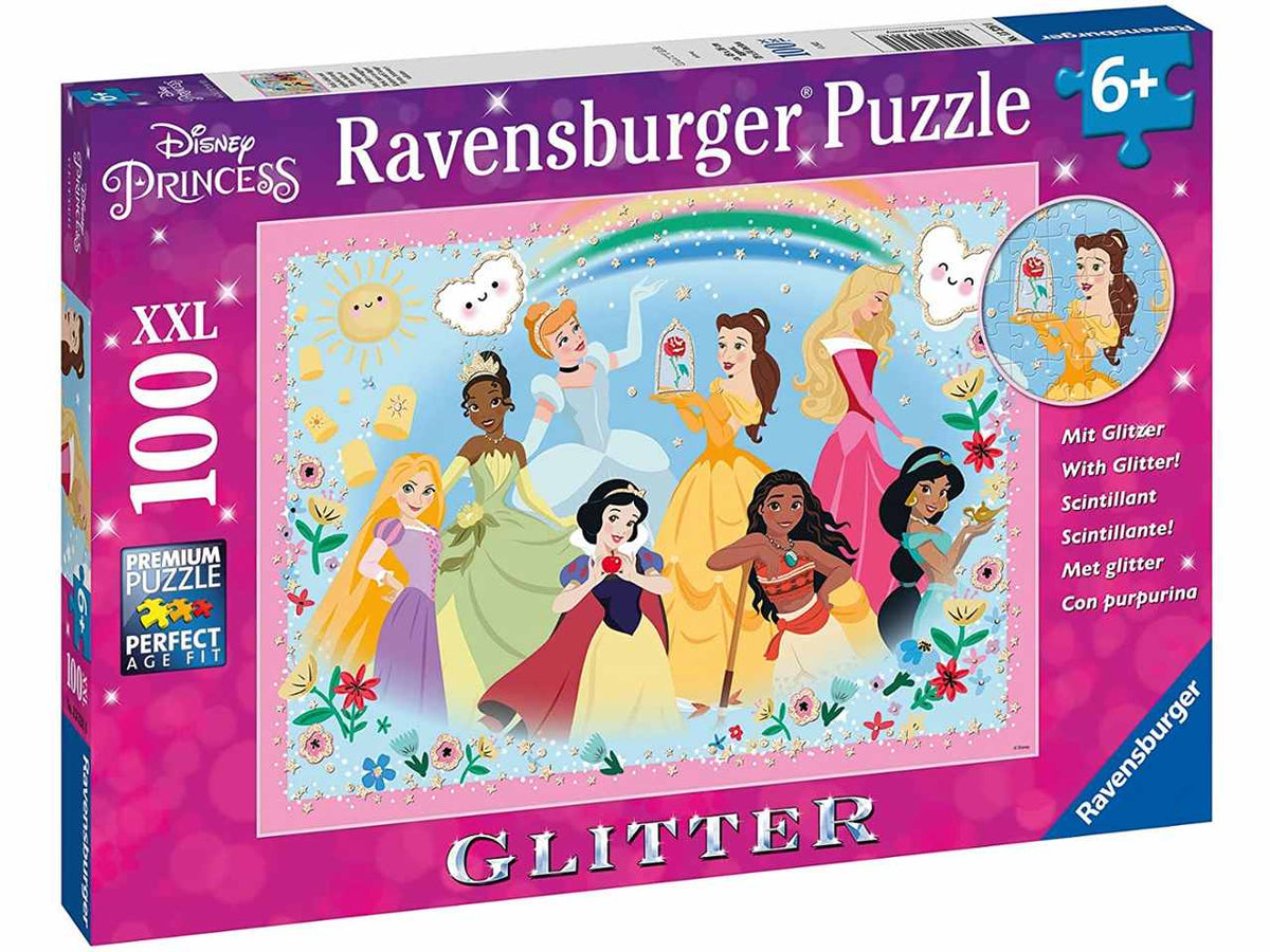 Puzzle 100 pezzi xxl princess glitter 13326