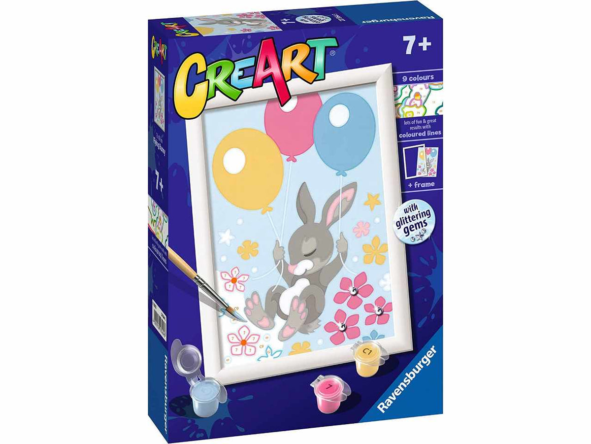 Creart kids serie e classic bunny con palloncini